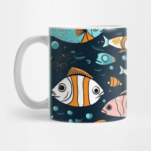 fish patterns gift ideas Mug